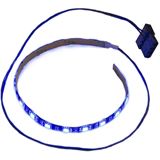 Inter-Tech LED Streifen 30cm, Molex, Blaue LEDs