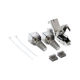 InLine Kabelverbinder Cat.6A, mit LSA-Technik, geschirmt