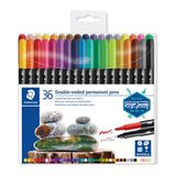 STAEDTLER Doppel-Fasermaler Twin-tip, 36er Kunststoff-Etui STAEDTLER Doppel-Fasermaler Twin-tip, 36er Kunststoff-Etui