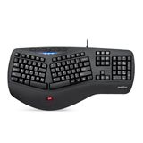 Perixx PERIBOARD-506 II, ergonomische Tastatur mit 25mm Trackball und Perixx PERIBOARD-506 II, ergonomische Tastatur mit 25mm Trackball und