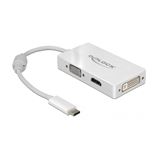 Delock Adapter USB Type-C Stecker > VGA / HDMI / DVI Buchse Delock Adapter USB Type-C Stecker > VGA / HDMI / DVI Buchse