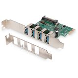 Digitus PCI Expr Add-On Card USB3.0 4Ports A/F Extern VL805 Digitus PCI Expr Add-On Card USB3.0 4Ports A/F Extern VL805