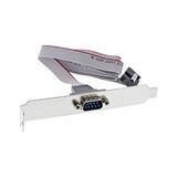 InLine Serielles Slotblech 180°, 9-pol Stecker an 10-pol InLine Serielles Slotblech 180°, 9-pol Stecker an 10-pol