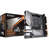 Gigabyte Aorus Pro WIFI (rev. 1.0) AMD B450 So.AM4 Dual Channel DDR4 Mini-ITX Retail Gigabyte Aorus Pro WIFI (rev. 1.0) AMD B450 So.AM4 Dual Channel DDR4 Mini-ITX Retail