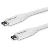 Startech 4m USB-C auf USB-C Kabel 5A Power Delivery weiss