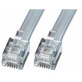 (€0,68*/1m) 50.00m Lindy Telefon Anschlusskabel 6/6 RJ12 Stecker (€0,68*/1m) 50.00m Lindy Telefon Anschlusskabel 6/6 RJ12 Stecker
