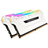 32GB Corsair Vengeance RGB PRO weiß DDR4-2666 DIMM CL16 Dual Kit 32GB Corsair Vengeance RGB PRO weiß DDR4-2666 DIMM CL16 Dual Kit