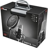 Trust Gaming GXT 252 Emita Streaming USB-Tischmikrofon - schwarz Trust Gaming GXT 252 Emita Streaming USB-Tischmikrofon - schwarz
