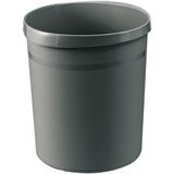 HAN Papierkorb GRIP, 18 Liter, rund, dunkelgrau
