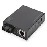 Digitus Konverter Gigabit PoE Multim. Media RJ45/SC MM PSE