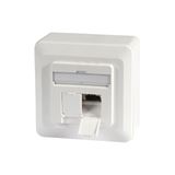 EFB Elektronik Datendose Cat.6A 500MHz oben/unten, Aufputz, 2xRJ45, EFB Elektronik Datendose Cat.6A 500MHz oben/unten, Aufputz, 2xRJ45,