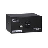 Inter-Tech KVM Switch KVM AS-22HA Metall