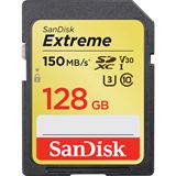 128GB SanDisk SDXC Card Extreme Class 10 150/70 V30 UHS-I U3 128GB SanDisk SDXC Card Extreme Class 10 150/70 V30 UHS-I U3