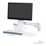 ErgoTron StyleView Sit-Stand Combo Arm 24"+Tastatur, max 13,2kg ErgoTron StyleView Sit-Stand Combo Arm 24"+Tastatur, max 13,2kg