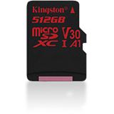 512GB Kingston microSDXC Canvas React 100R/80W U3 UHS-I V30 A1 512GB Kingston microSDXC Canvas React 100R/80W U3 UHS-I V30 A1