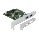 Delock PCI Express x4 Karte x4 Karte zu 2 x extern USB 3.1 Gen 2 Delock PCI Express x4 Karte x4 Karte zu 2 x extern USB 3.1 Gen 2