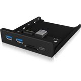 Icy Box IB-HUB1417-i3 Frontalpanel mit Type-C 1x USB 3.0 und Type-A