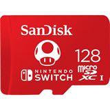 128GB SanDisk MicroSDXC für Nintendo Switch R100/W90