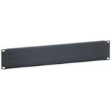 Equip Blende 19" 2HE RAL 9005 schwarz