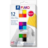 FIMO SOFT Modelliermasse-Set "Basic", 12er Set