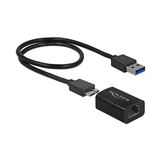 Delock Adapter USB 3.0 Typ Micro-B > 1 x Gigabit LAN RJ45 kompakt Delock Adapter USB 3.0 Typ Micro-B > 1 x Gigabit LAN RJ45 kompakt