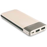 RealPower Powerbank PB-8000 Fashion 8000mAh champagner