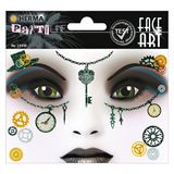 Herma Face Art Sticker Steampunk Amelia