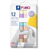 Fimo Soft Modelliermasse-Set "Pastel", 12er Set