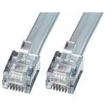 (€1,26*/1m) 15.00m Lindy Telefon Anschlusskabel 6/6 RJ12 Stecker (€1,26*/1m) 15.00m Lindy Telefon Anschlusskabel 6/6 RJ12 Stecker
