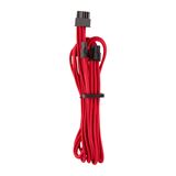 Corsair Premium Sleeved PCIe Single-Kabel, Doppelpack (Gen 4), rot Corsair Premium Sleeved PCIe Single-Kabel, Doppelpack (Gen 4), rot