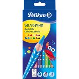 Pelikan Dreikant-Buntstifte Silverino dünn, 12er Kartonetui Pelikan Dreikant-Buntstifte Silverino dünn, 12er Kartonetui