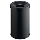 Durable Papierkorb Safe rund 60 Liter schwarz