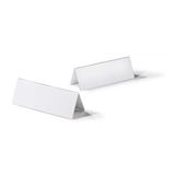 DURABLE Durable Tischnamensschild 105/210x297mm transp 10er Pck