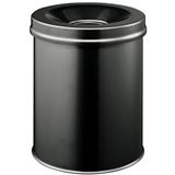 Durable Papierkorb Safe rund 15 Liter schwarz