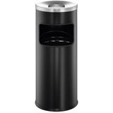 Durable Papierkorb Safe mit Ascher rund schwarz