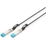 Digitus Netzkabel Anschlusskabel SFP+ auf SFP+ Schwarz AWG30