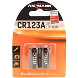 ANSMANN Batterie CR123A Lithium 2er