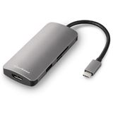 Sharkoon USB 3.0 TYPE C MULTIPORT, grau