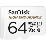 64GB SanDisk High Endurance R100/W40 microSDXC Kit, UHS-I U3, Class 64GB SanDisk High Endurance R100/W40 microSDXC Kit, UHS-I U3, Class