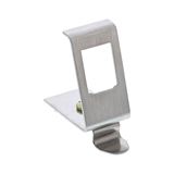 InLine Keystone SNAP-In Metall-Modulhalter, 1-fach für Hutschiene InLine Keystone SNAP-In Metall-Modulhalter, 1-fach für Hutschiene