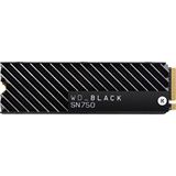 500GB WD Black SN750 Gaming mit Kühlkörper M.2 2280 PCIe 500GB WD Black SN750 Gaming mit Kühlkörper M.2 2280 PCIe