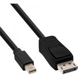 (&euro;2,18*/1m) 5.00m InLine Displayport 1.2 Anschlusskabel