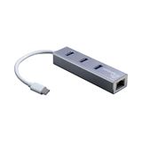Inter-Tech AC Adapter IT-410-S USB Type C - USB HUB/ Gbit LAN Inter-Tech AC Adapter IT-410-S USB Type C - USB HUB/ Gbit LAN