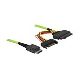Delock Kabel OCuLink PCIe SFF-8611 Host > SFF-8639 Device 0,5 m Delock Kabel OCuLink PCIe SFF-8611 Host > SFF-8639 Device 0,5 m