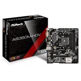 ASRock AB350M-HDV AMD B350 So.AM4 Dual Channel DDR4 mATX Retail ASRock AB350M-HDV AMD B350 So.AM4 Dual Channel DDR4 mATX Retail