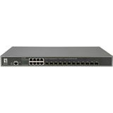 LevelOne Switch 8x GE GTL-2091 12xGSFP 19"