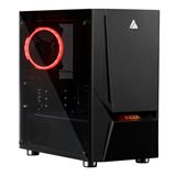 Azza LUMINOUS 110 mit Sichtfenster Mini Tower ohne Netzteil schwarz Azza LUMINOUS 110 mit Sichtfenster Mini Tower ohne Netzteil schwarz