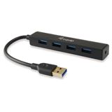 Equip USB-Hub 4Port USB 3.0, schwarz