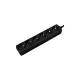 (€2,35*/1m) 1.50m LogiLink Strom Steckdosenleiste Schwarz 6 (€2,35*/1m) 1.50m LogiLink Strom Steckdosenleiste Schwarz 6