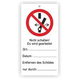 Cimco Warnschild 182738 selbstkleb m.Warnsymb Befestigung Cimco Warnschild 182738 selbstkleb m.Warnsymb Befestigung